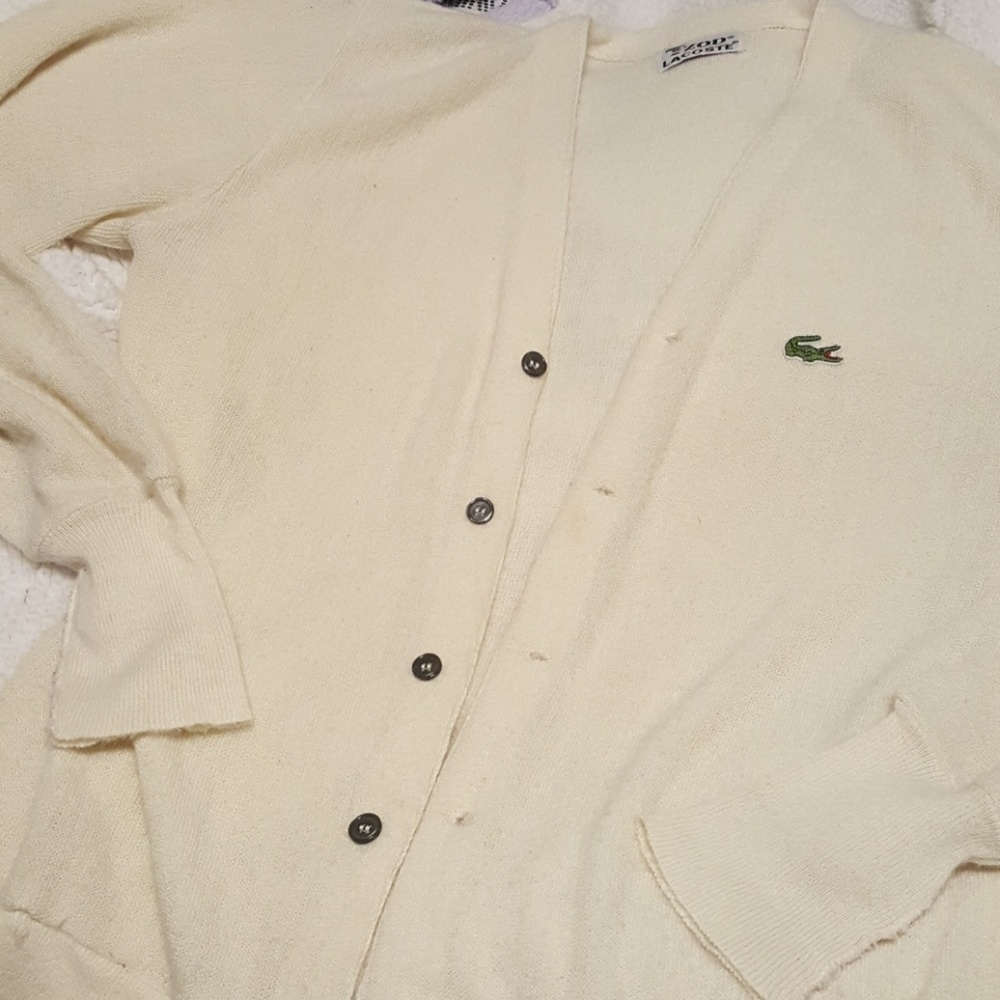 Lacoste vintage cardigan